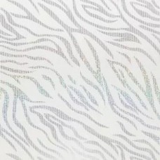 Панель ПВХ Пласт Декор 25см Голография зебрано белый (6014-0) - длина 3м