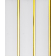 Панель ПВХ Акватон 20см 2-секционная Золото (900/6) - длина 3м