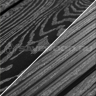 Террасная доска ДПК Savewood Ornus (4м или 6м, распил в размер) Черный