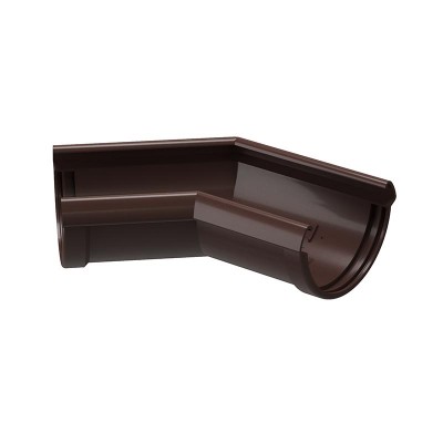 Угол водосточного желоба Docke Lux 135˚ D-141, Шоколад